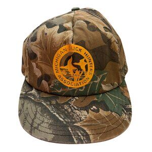 Vintage Michigan Duck Hunting Association Camo Hat